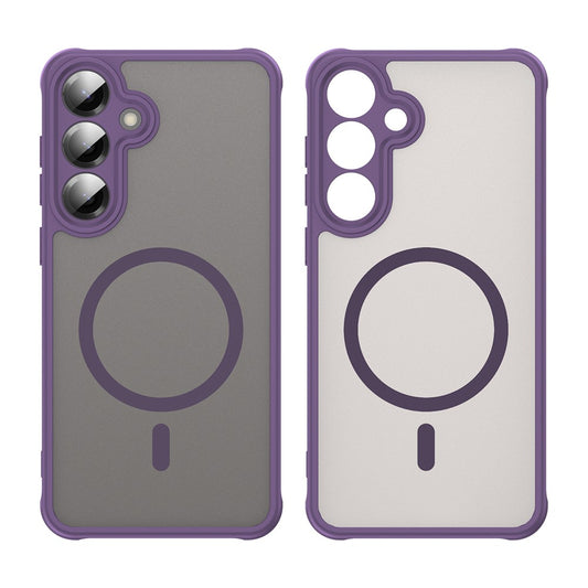 Funda MagSafe para Samsung Galaxy A27 5G, Techsuit, HaloFrost II, Morado