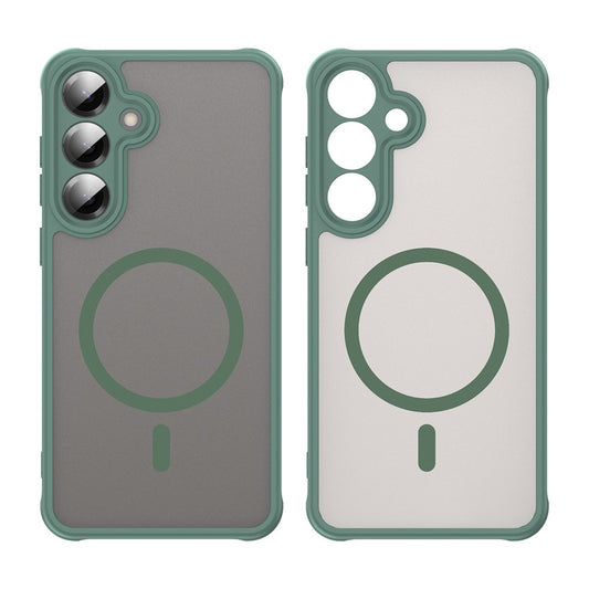 Funda MagSafe para Samsung Galaxy A27 5G, Techsuit, HaloFrost II, Verde
