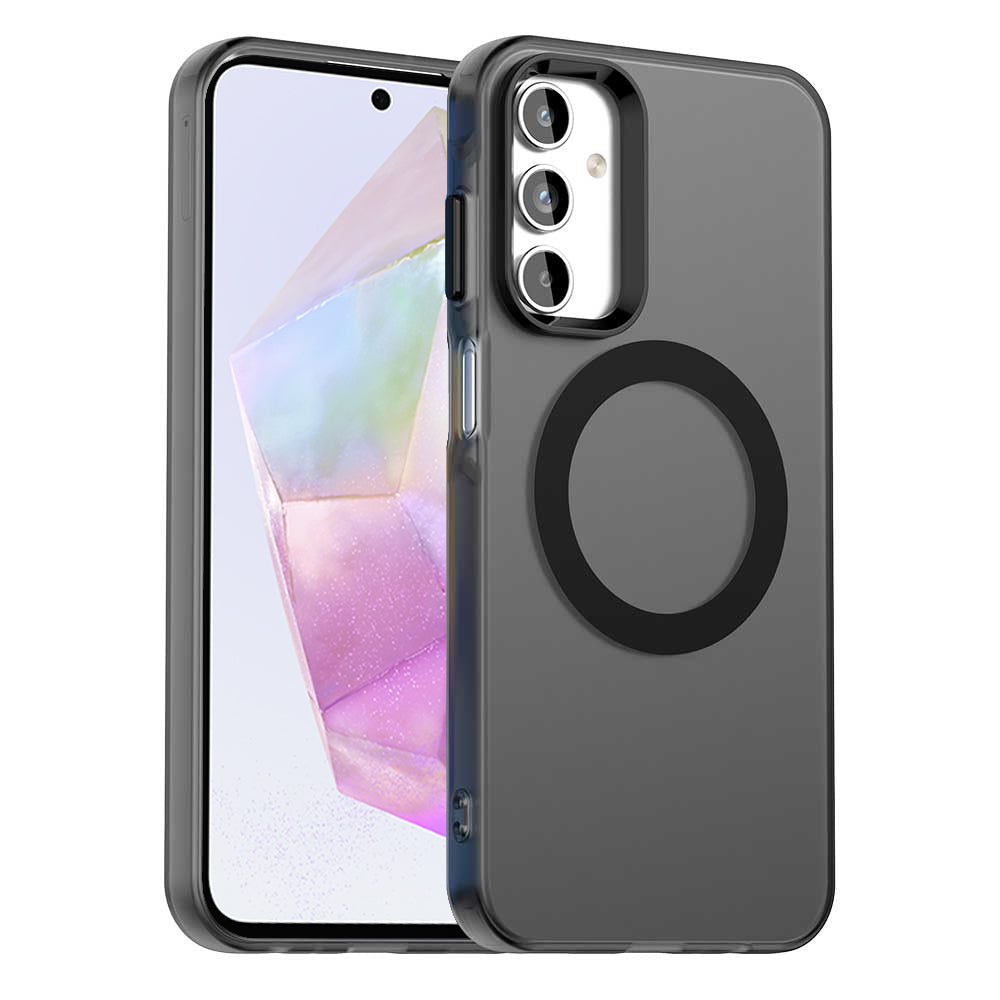 Funda MagSafe para Samsung Galaxy A35 5G A356, Techsuit, CandyCase, Negra