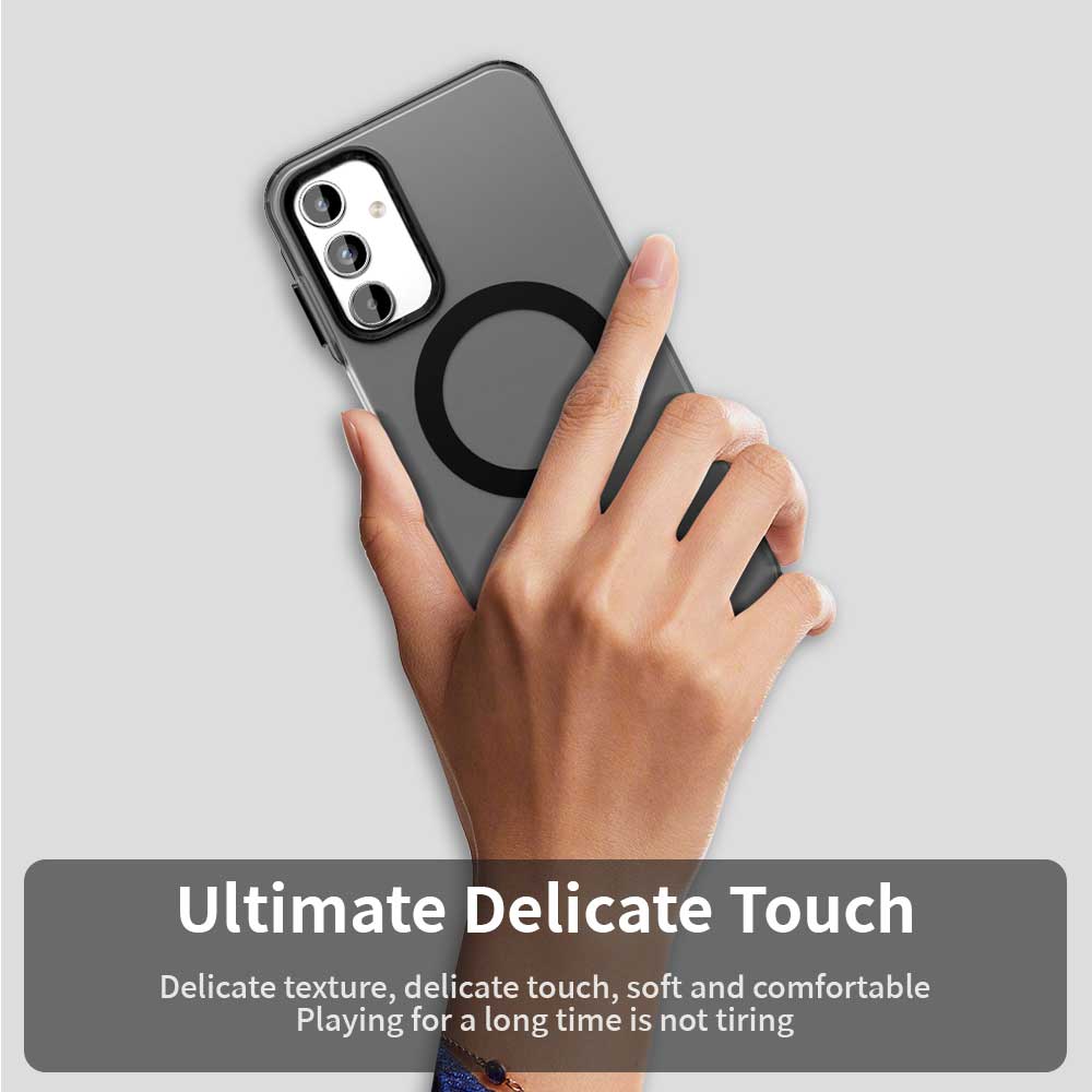 Funda MagSafe para Samsung Galaxy A35 5G A356, Techsuit, CandyCase, Negra