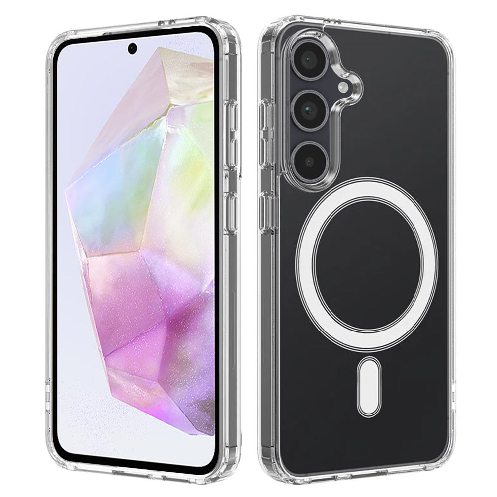 Funda MagSafe para Samsung Galaxy A35 5G A356, Techsuit, Pro, Transparente
