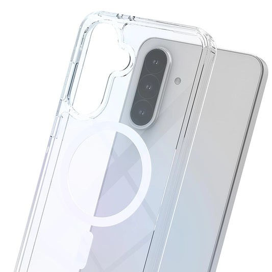 Funda MagSafe para Samsung Galaxy A36 A366, 3MK, Armor MagCase, Transparente