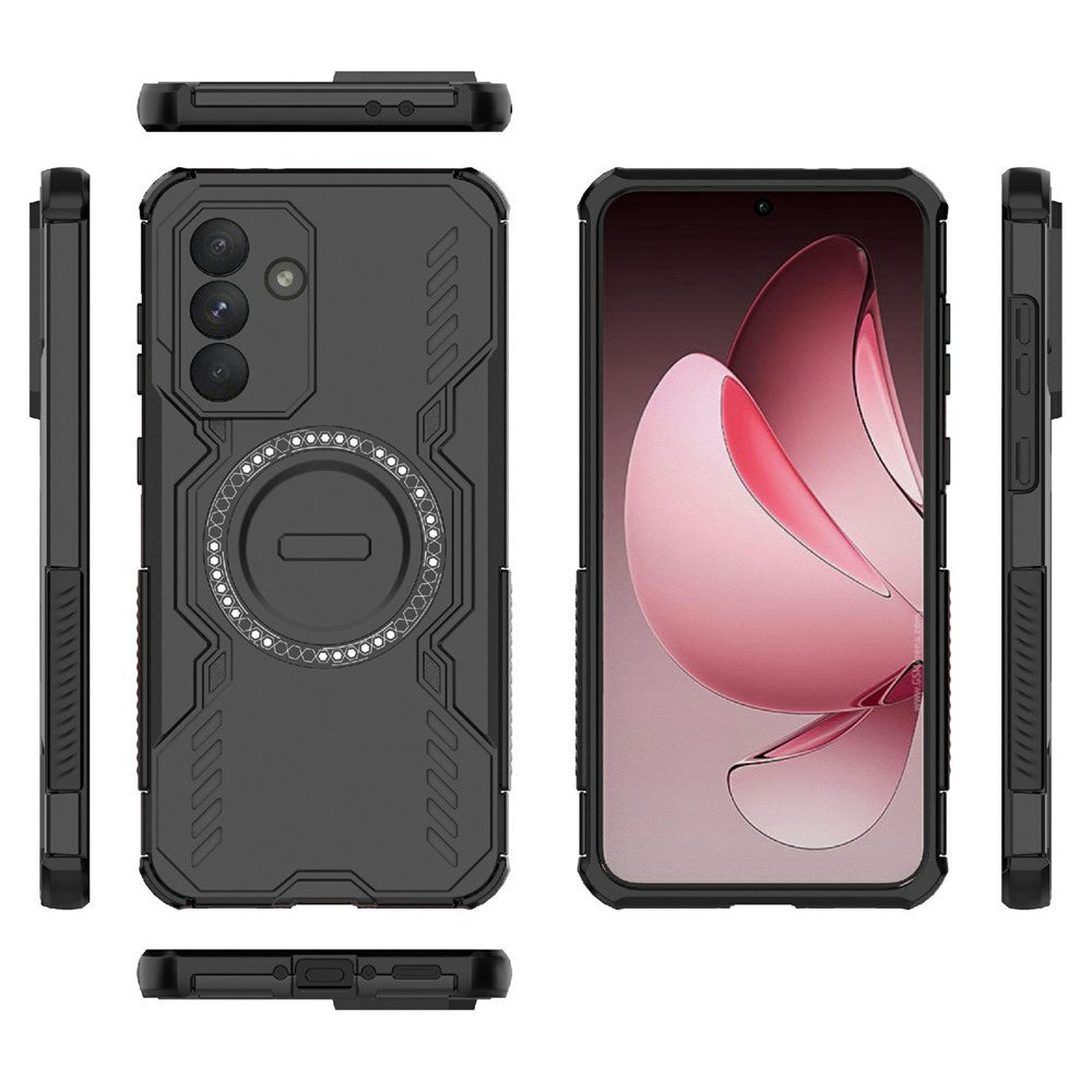 Funda MagSafe para Samsung Galaxy A36 A366, Techsuit, ArmorMag, Negra