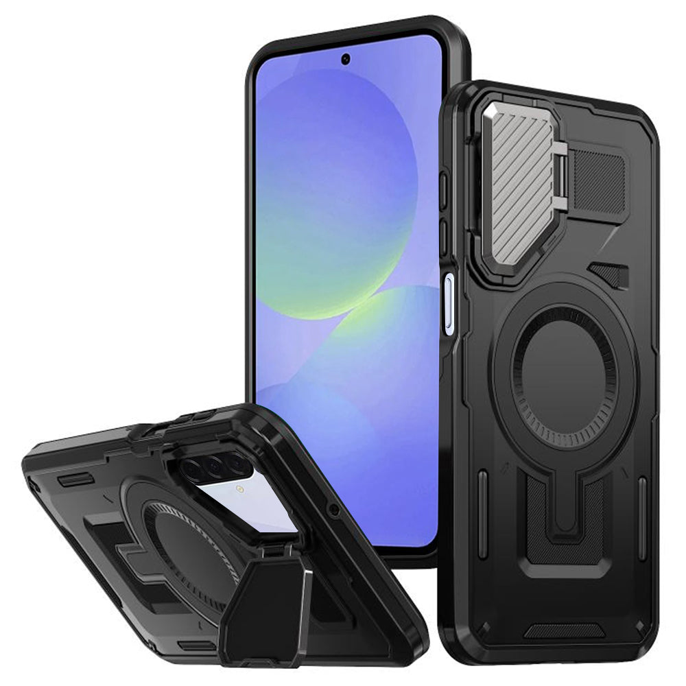 Funda MagSafe para Samsung Galaxy A36 A366, Techsuit, CamVault, Negra