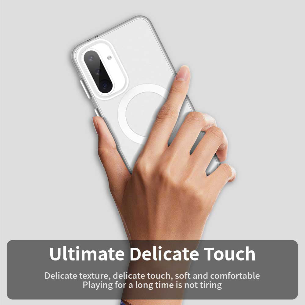 Funda MagSafe para Samsung Galaxy A36 A366, Techsuit, CandyCase, Blanca