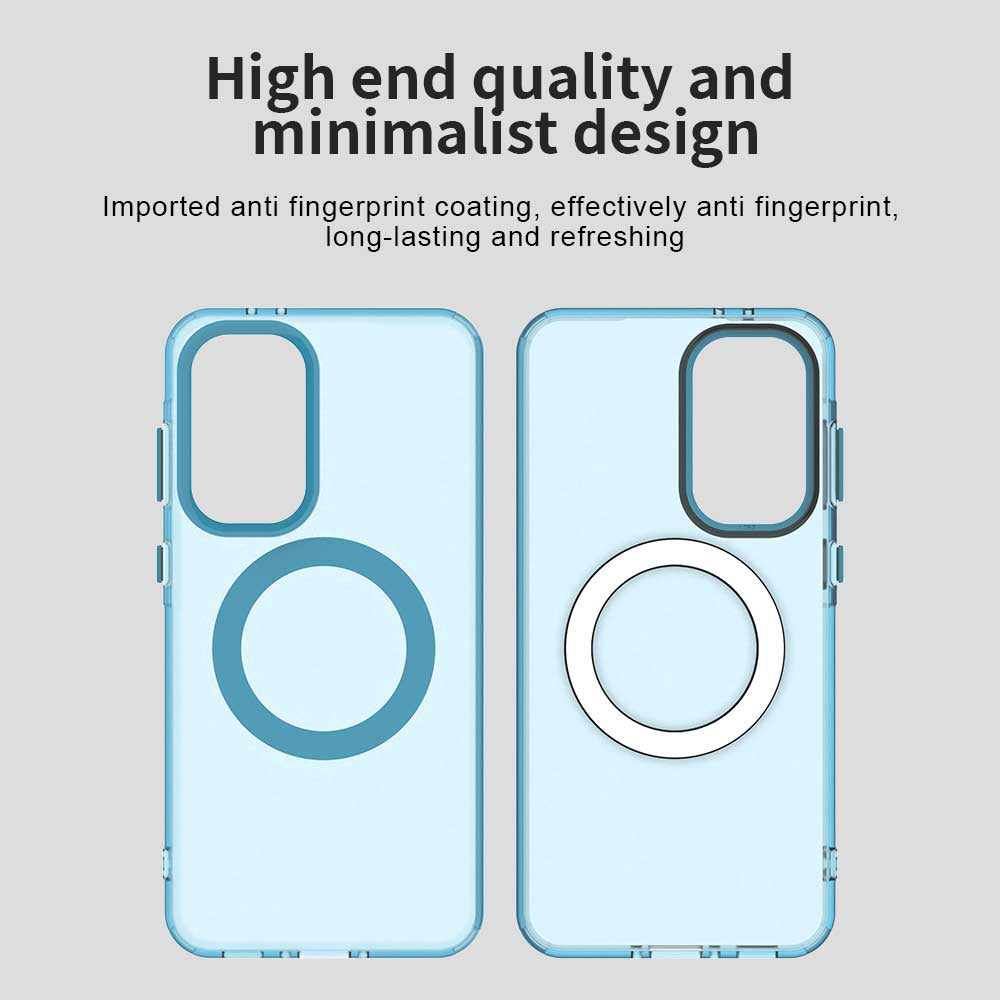 Funda MagSafe para Samsung Galaxy A36 A366, Techsuit, CandyCase, Azul