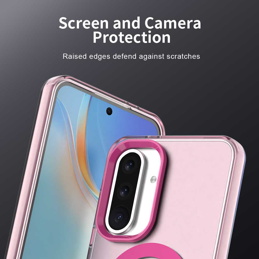 Funda MagSafe para Samsung Galaxy A36 A366, Techsuit, CandyCase, Rosa