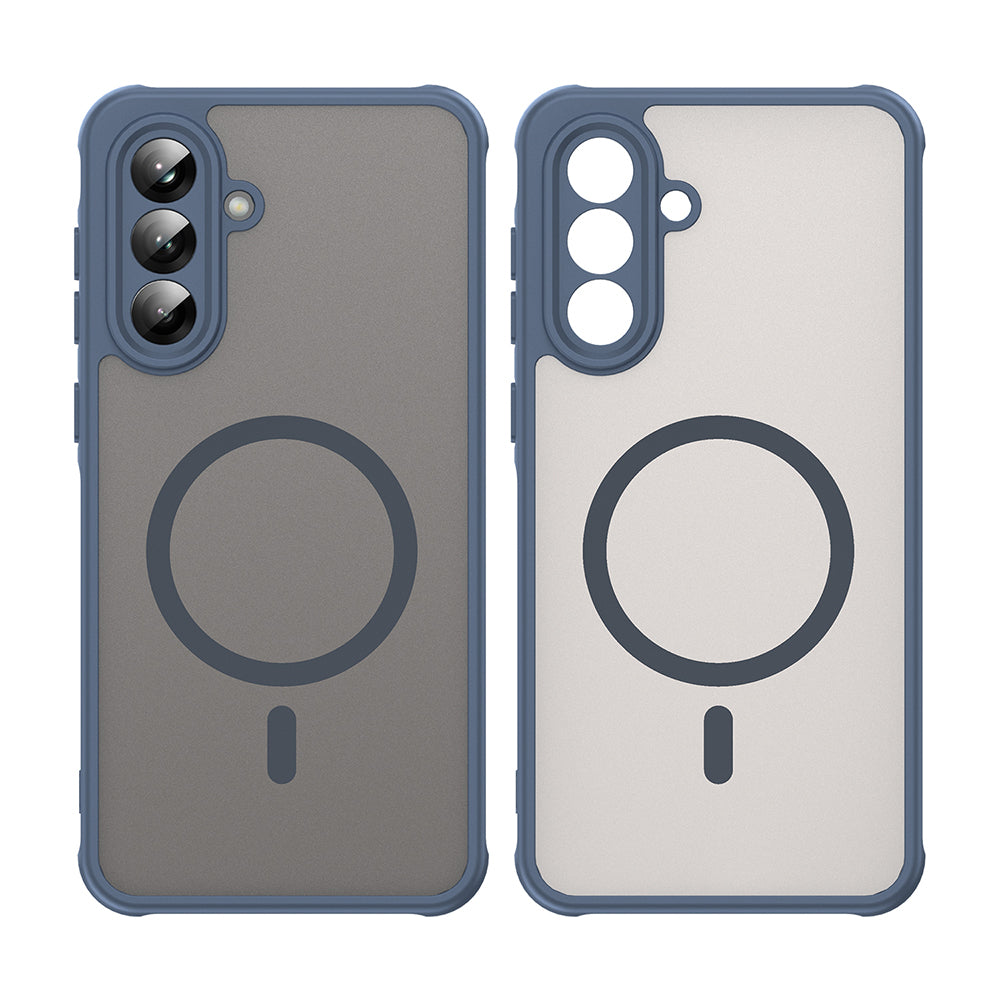 Funda MagSafe para Samsung Galaxy A36 A366, Techsuit, HaloFrost II, Azul Marino