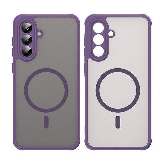 MagSafe Case for Samsung Galaxy A36 A366, Techsuit, HaloFrost II, Purple