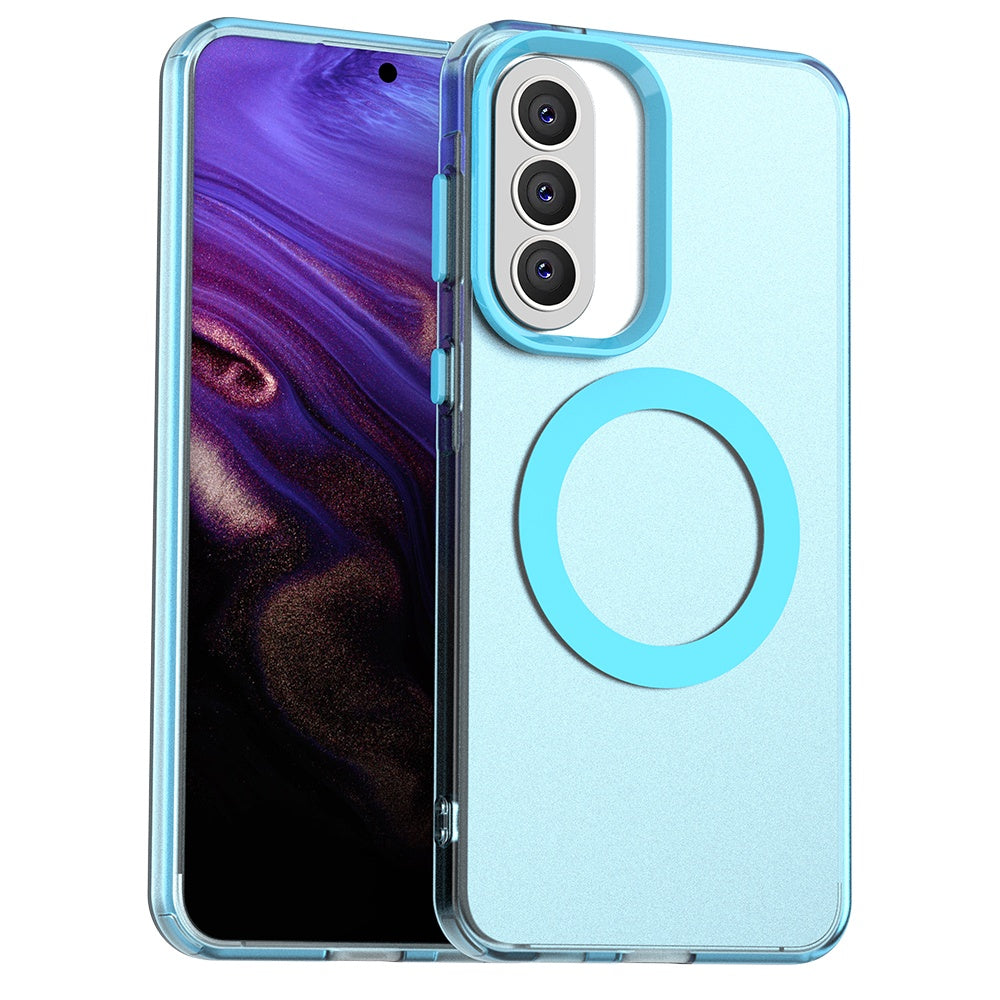 Funda MagSafe para Samsung Galaxy A37 5G, Techsuit, CandyCase, Azul