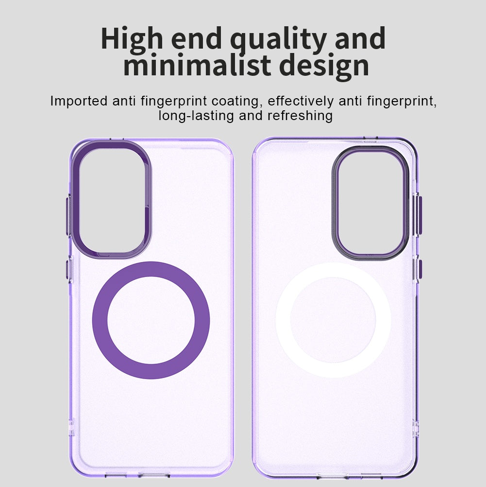 Funda MagSafe para Samsung Galaxy A37 5G, Techsuit, CandyCase, Morado