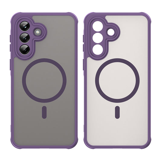 Funda MagSafe para Samsung Galaxy A37 5G, Techsuit, HaloFrost II, Morado