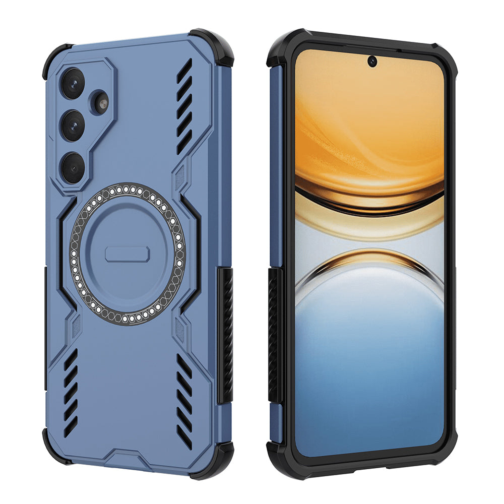 Funda MagSafe para Samsung Galaxy A55 5G A556, Techsuit, ArmorMag, Azul