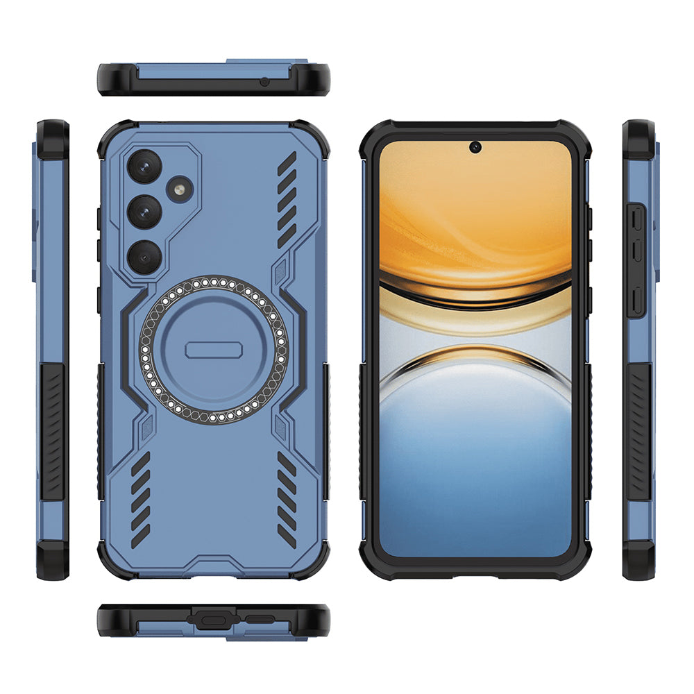 Funda MagSafe para Samsung Galaxy A55 5G A556, Techsuit, ArmorMag, Azul