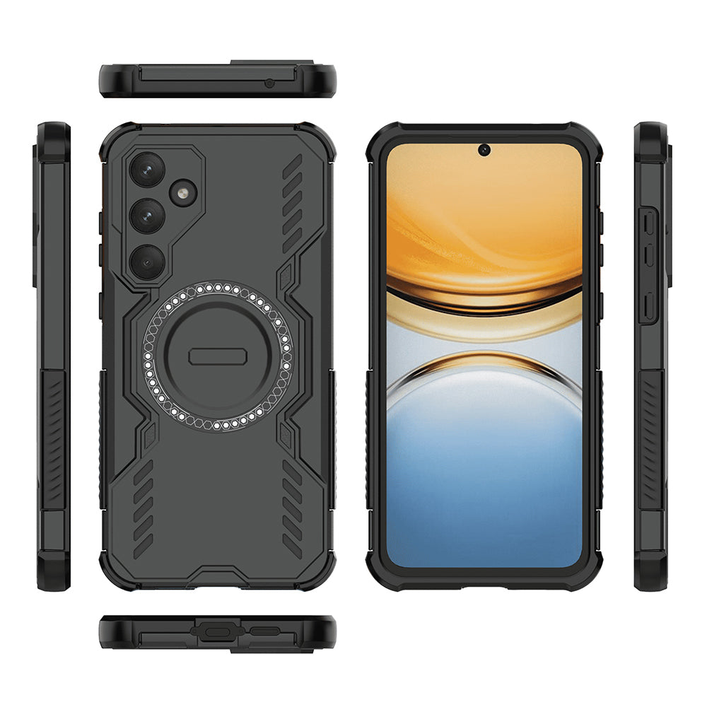 Funda MagSafe para Samsung Galaxy A55 5G A556, Techsuit, ArmorMag, Negra