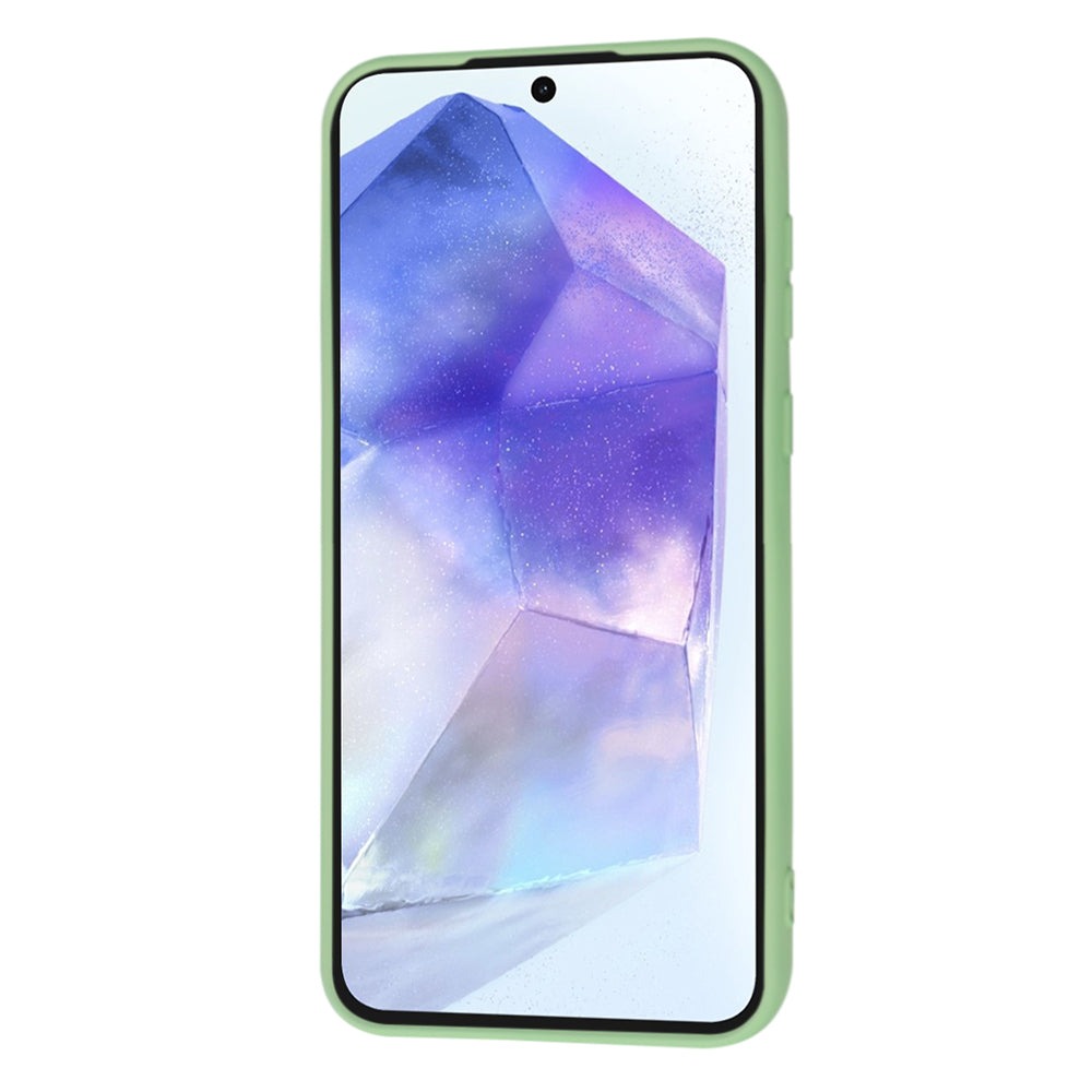 Funda MagSafe para Samsung Galaxy A55 5G A556, Techsuit, SoftFlex, Verde Claro