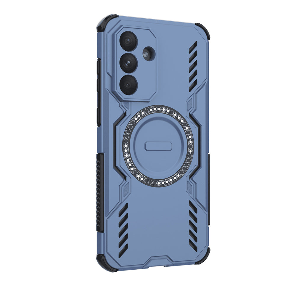 Funda MagSafe para Samsung Galaxy A56 A566, Techsuit, ArmorMag, Azul