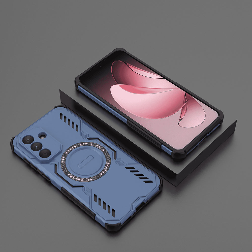 Funda MagSafe para Samsung Galaxy A56 A566, Techsuit, ArmorMag, Azul