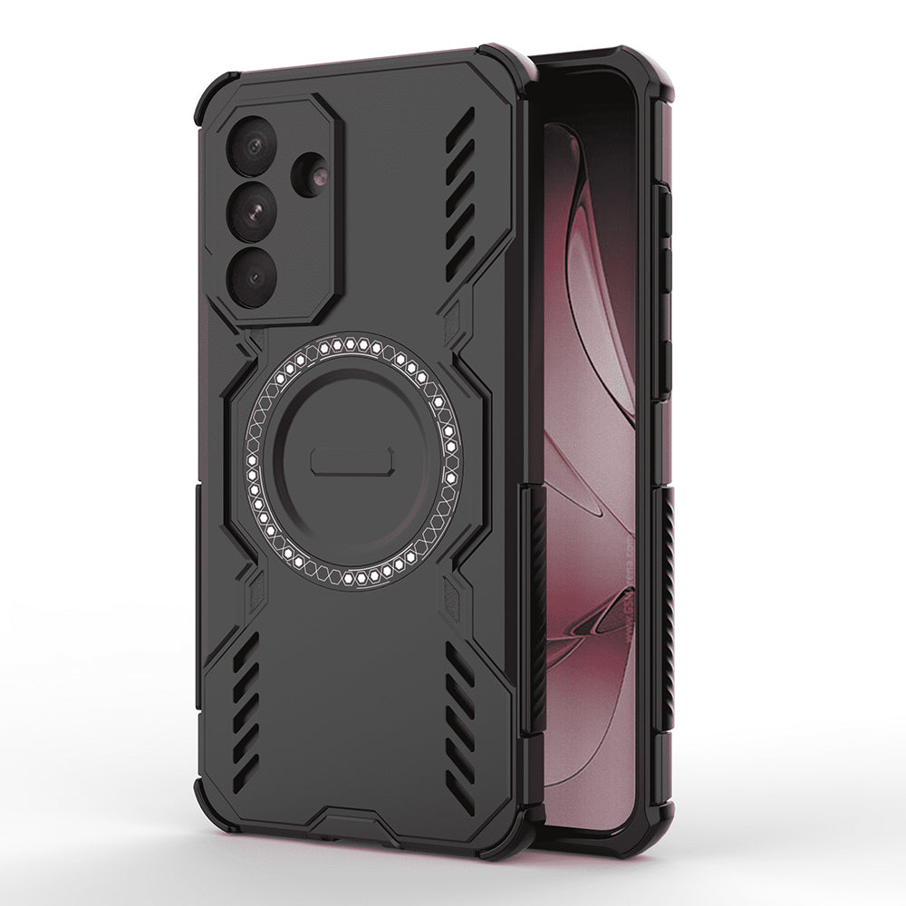 Funda MagSafe para Samsung Galaxy A56 A566, Techsuit, ArmorMag, Negra