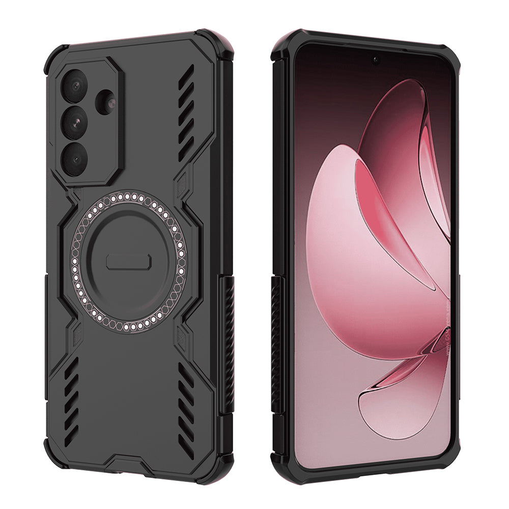 Funda MagSafe para Samsung Galaxy A56 A566, Techsuit, ArmorMag, Negra