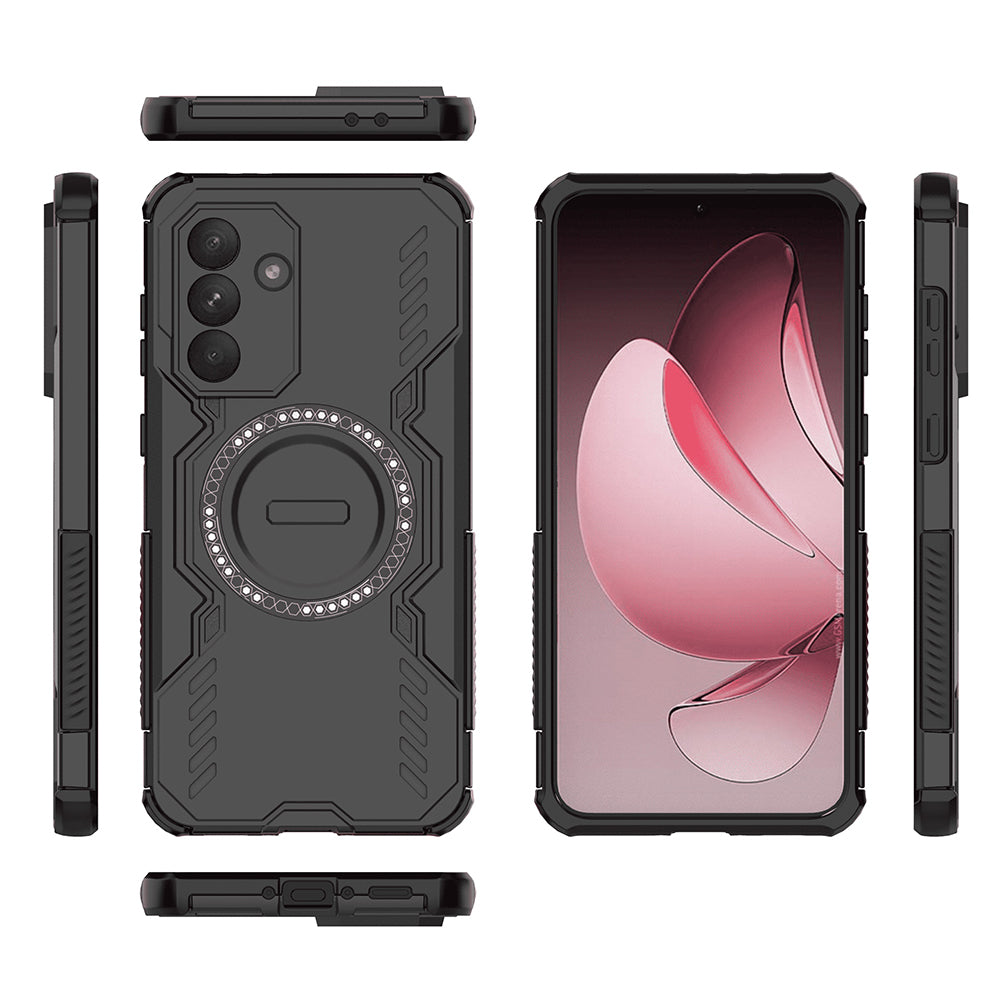 Funda MagSafe para Samsung Galaxy A56 A566, Techsuit, ArmorMag, Negra
