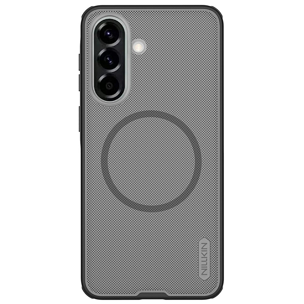 Funda MagSafe para Samsung Galaxy A57 5G, Nillkin, Super Shield Pro, Negra Transparente Satinada