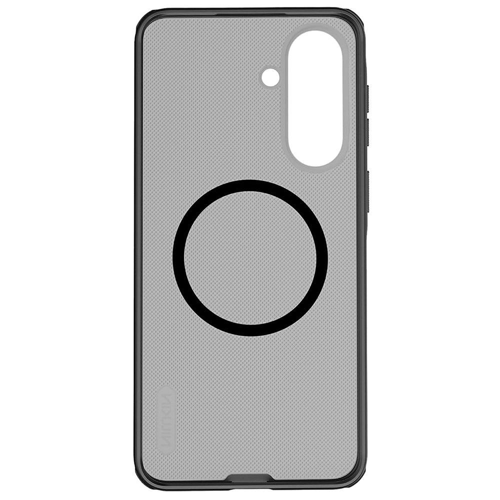 Funda MagSafe para Samsung Galaxy A57 5G, Nillkin, Super Shield Pro, Negra Transparente Satinada