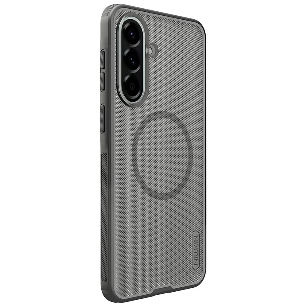 Funda MagSafe para Samsung Galaxy A57 5G, Nillkin, Super Shield Pro, Negra Transparente Satinada