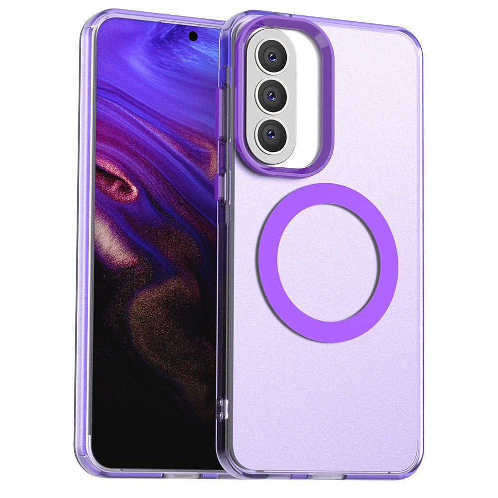 Funda MagSafe para Samsung Galaxy A57 5G, Techsuit, CandyCase, Morado