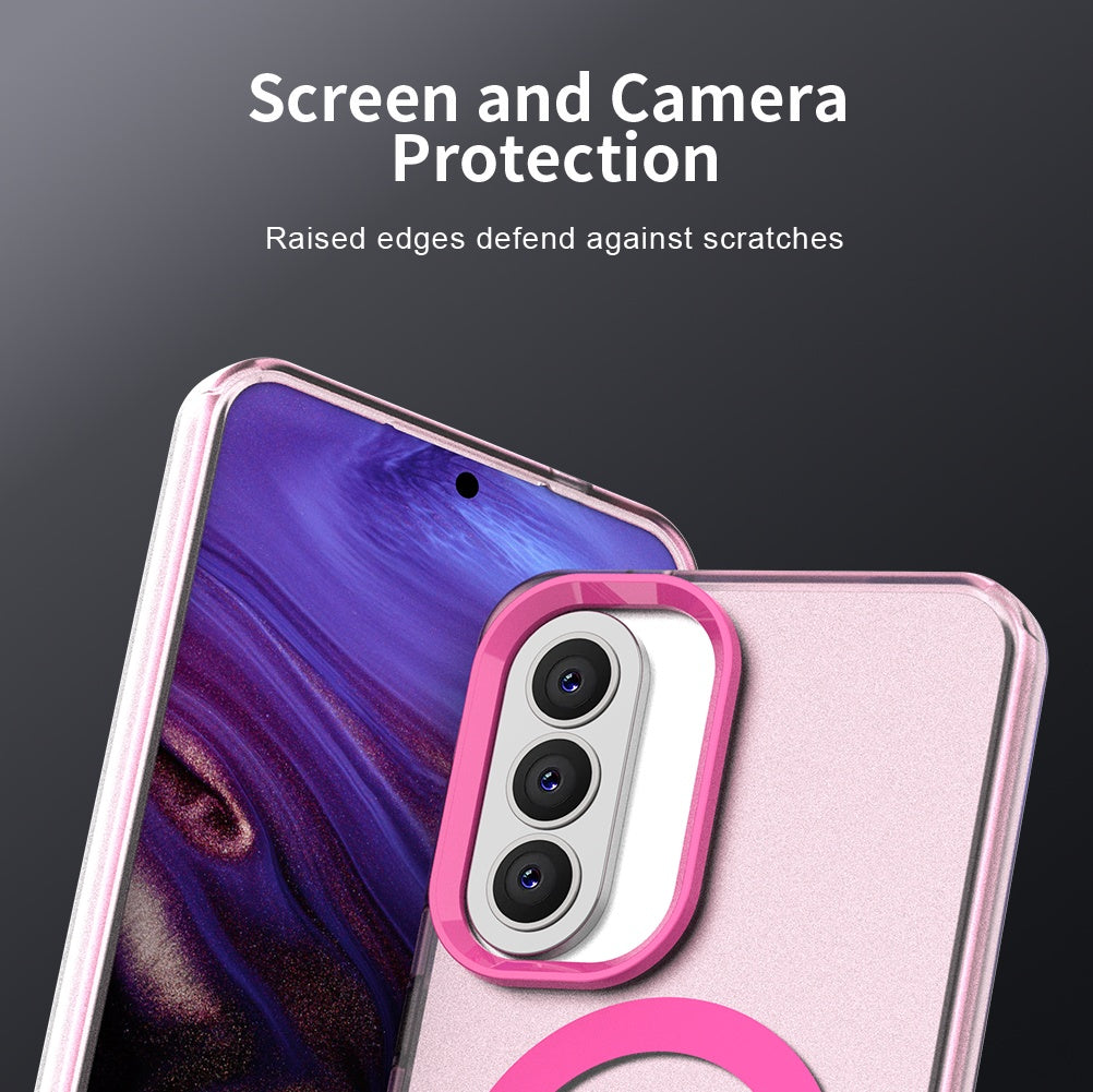 Funda MagSafe para Samsung Galaxy A57 5G, Techsuit, CandyCase, Rosa