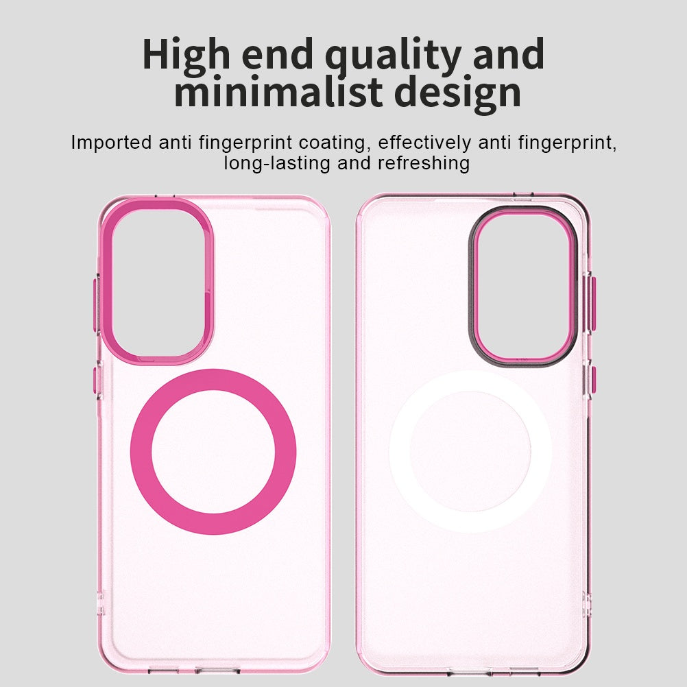 Funda MagSafe para Samsung Galaxy A57 5G, Techsuit, CandyCase, Rosa