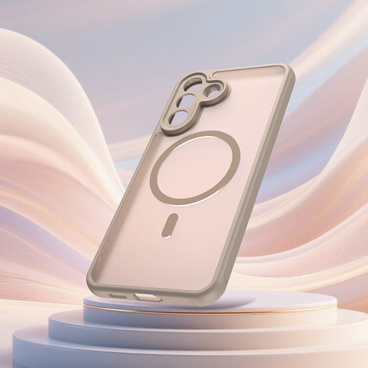 Funda MagSafe para Samsung Galaxy A57 5G, Techsuit, HaloFrost II, Dorada