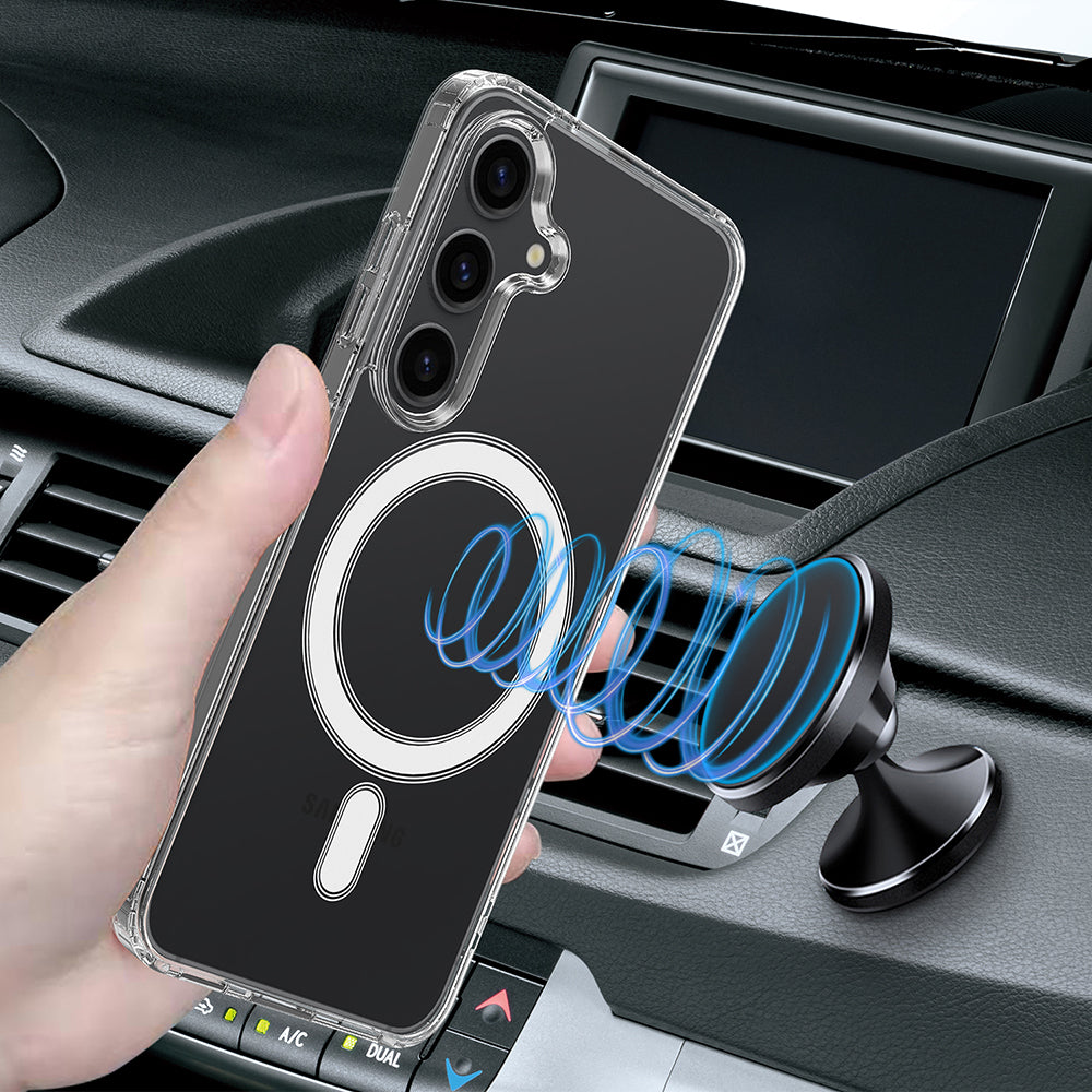 Funda MagSafe para Samsung Galaxy A57 5G, Techsuit, Pro, Transparente