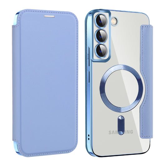 Funda MagSafe para Samsung Galaxy S22+ 5G S906, Techsuit, SmartMag Book, Azul