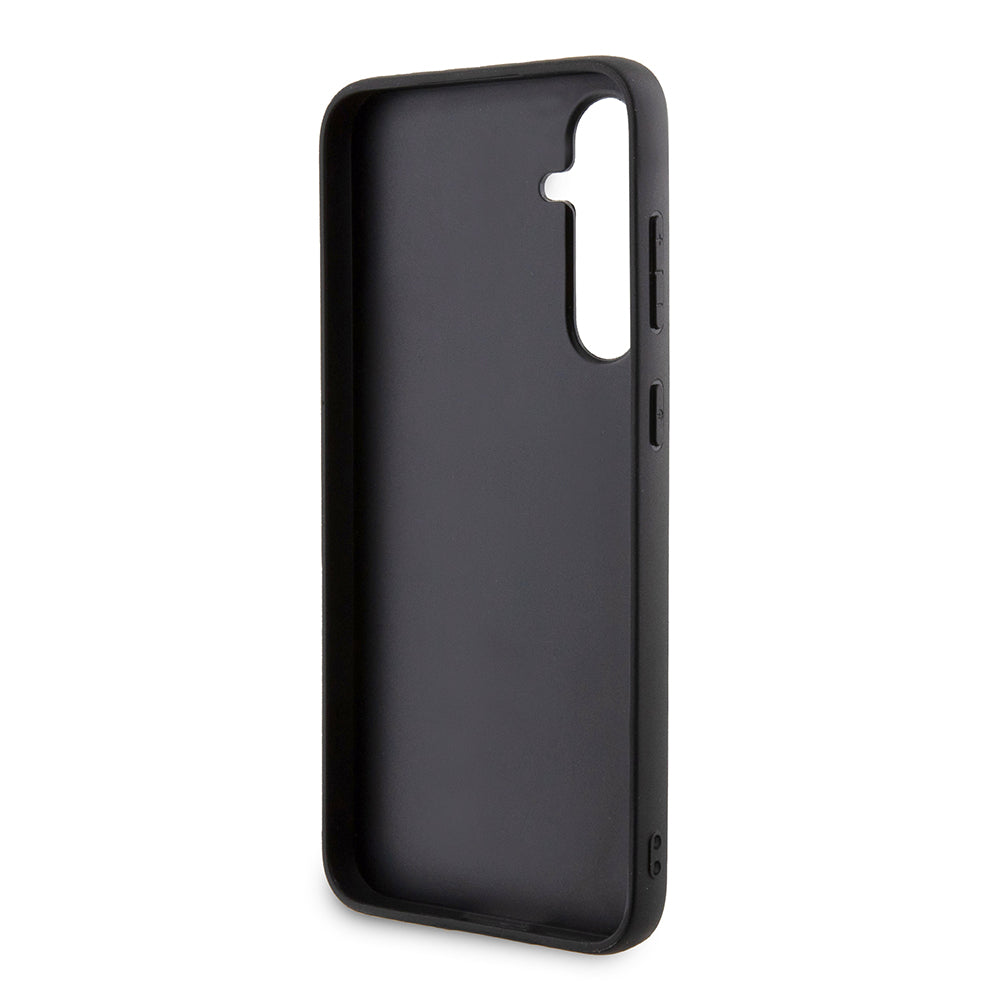 Funda MagSafe para Samsung Galaxy S23 FE S711, Karl Lagerfeld, Saffiano Gripstand Karl & Choupette, Azul.