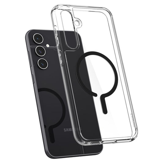 Funda MagSafe para Samsung Galaxy S23 FE S711, Spigen, Ultra Hybrid OneTap Ring, Transparente