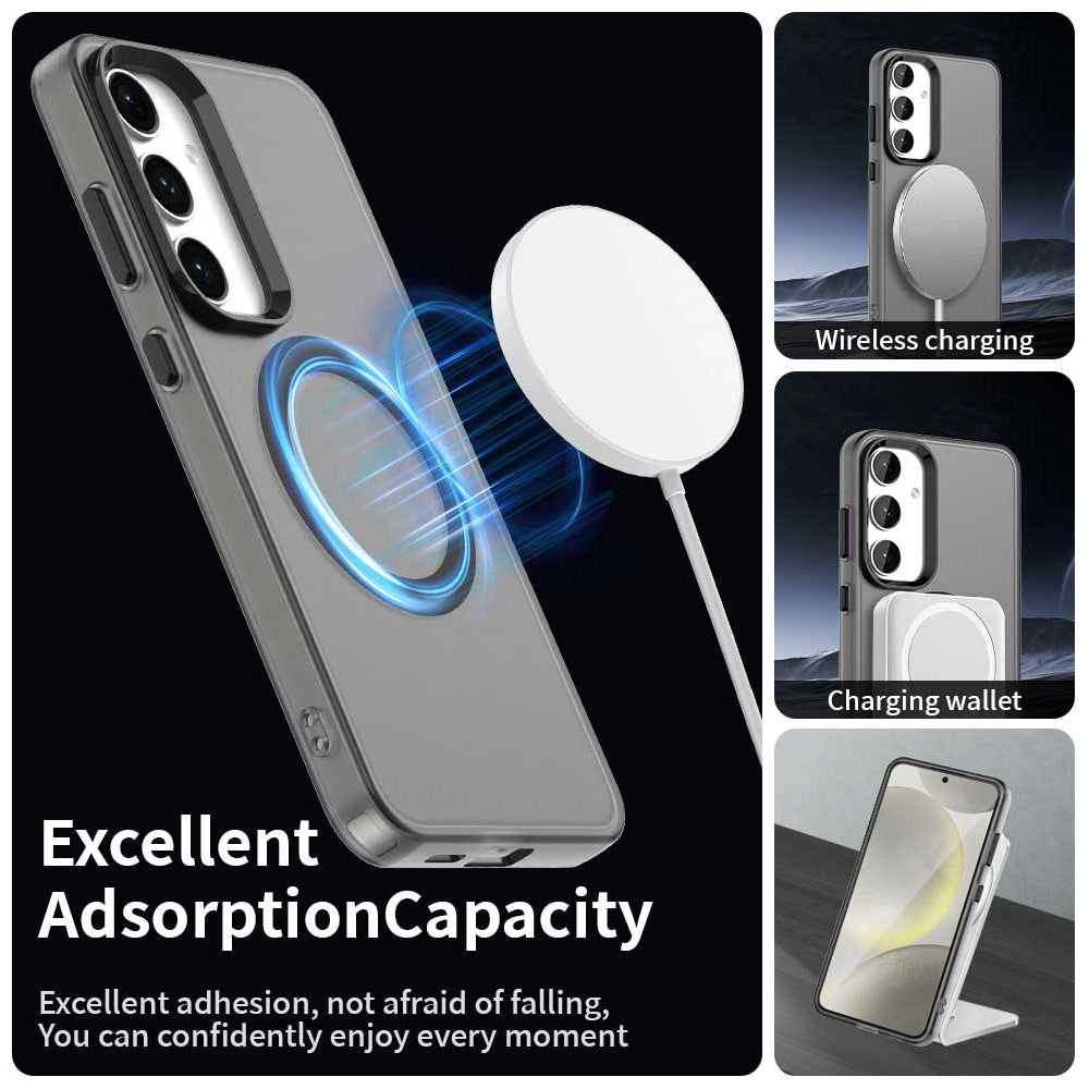 Funda MagSafe para Samsung Galaxy S23 FE S711, Techsuit, CandyCase, Negra