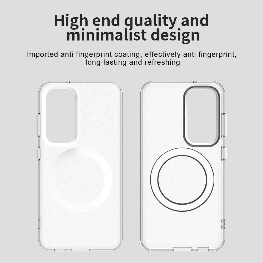Funda MagSafe para Samsung Galaxy S23+ S916, Techsuit, CandyCase, Blanca