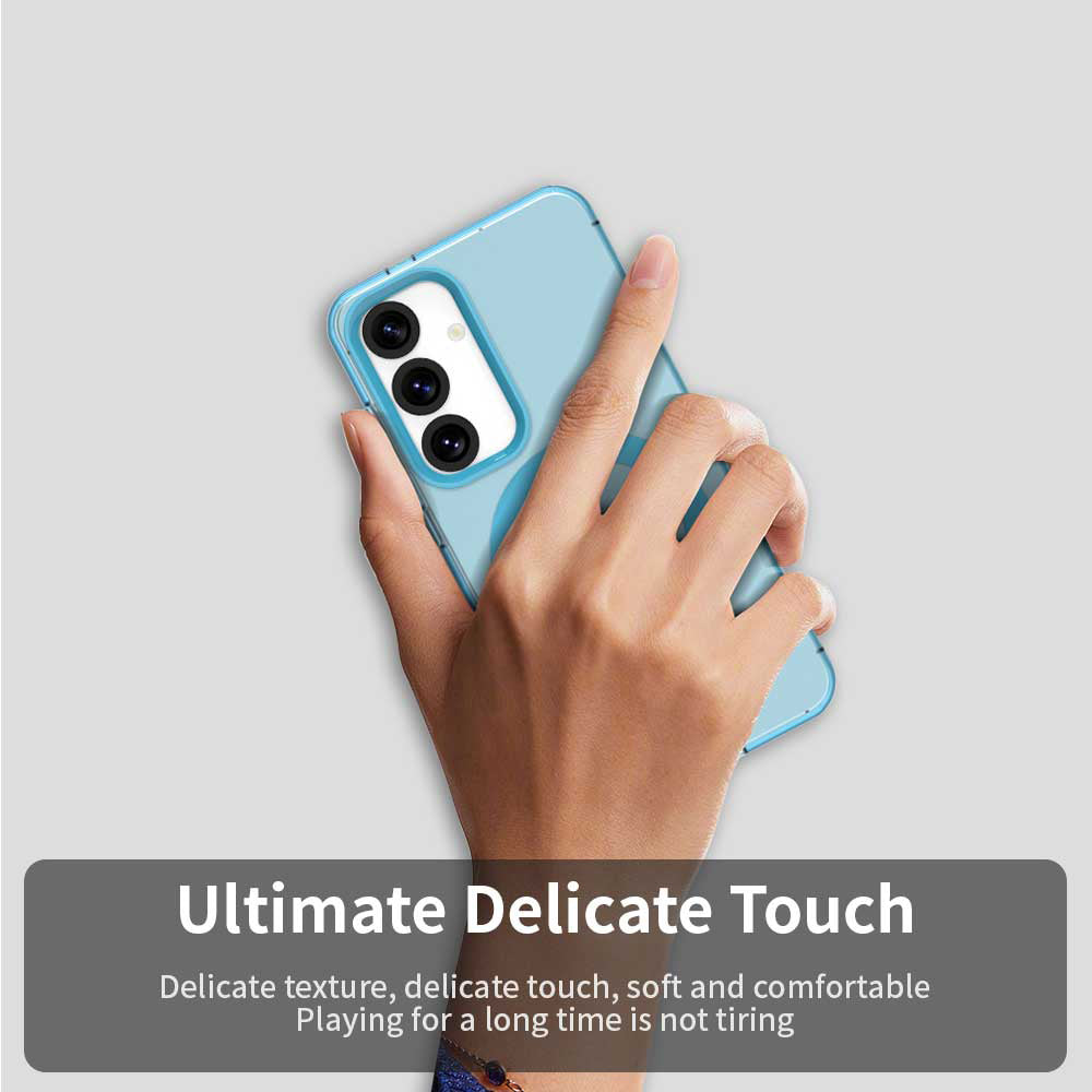 Funda MagSafe para Samsung Galaxy S24 FE S721, Techsuit, CandyCase, Azul