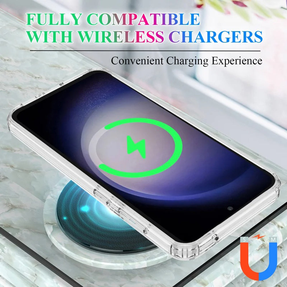 Funda MagSafe para Samsung Galaxy S24 S921, Techsuit, Pro, Transparente