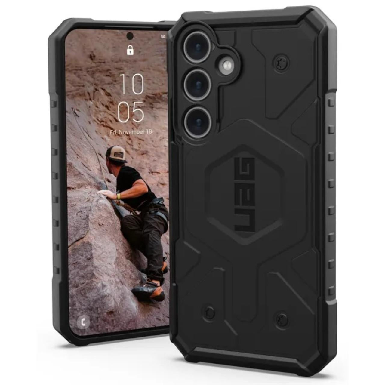 Funda MagSafe para Samsung Galaxy S24 S921, Urban Armor Gear, Pathfinder, Negra