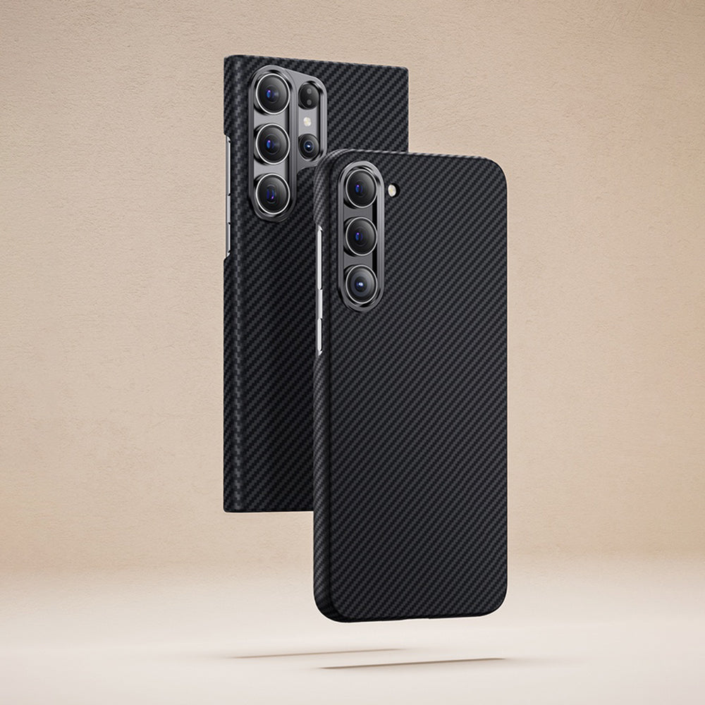 Funda MagSafe para Samsung Galaxy S24 Ultra S928, Techsuit, Fibra de Aramida, Negra