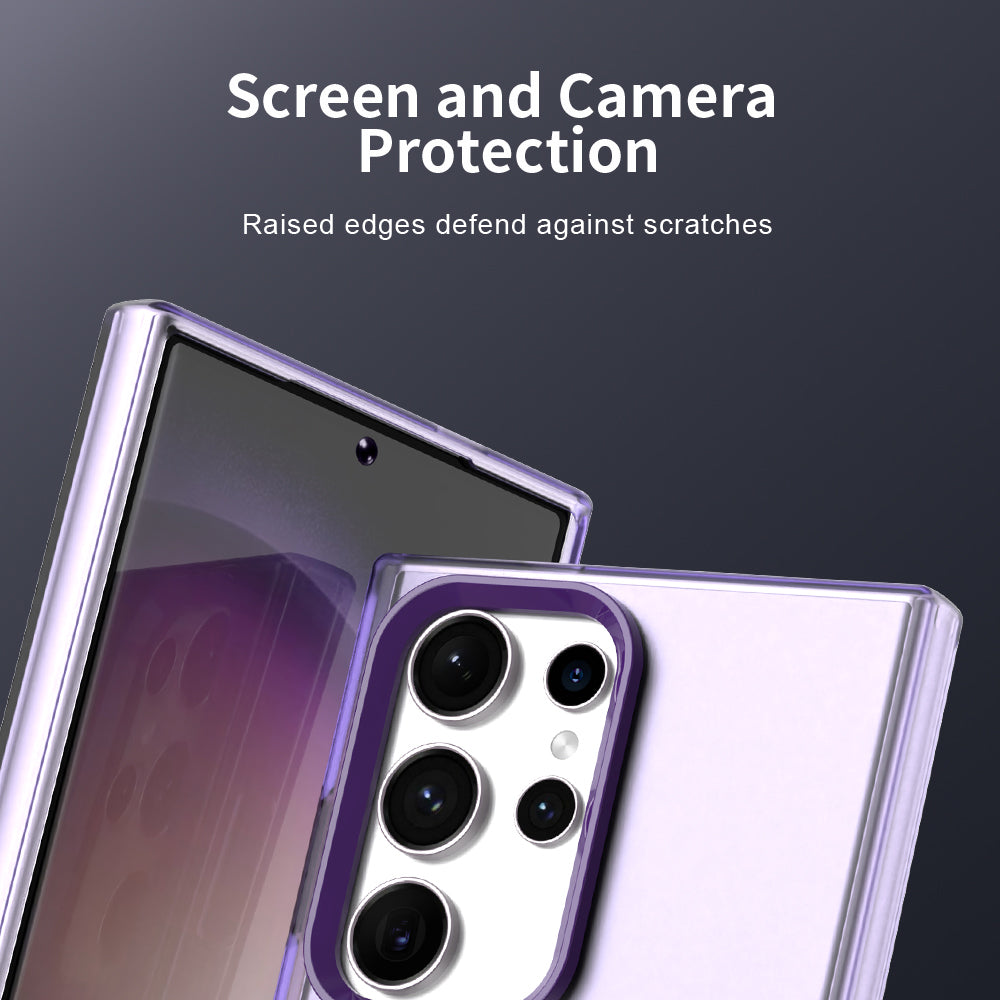 Funda MagSafe para Samsung Galaxy S24 Ultra S928, Techsuit, CandyCase, Morado