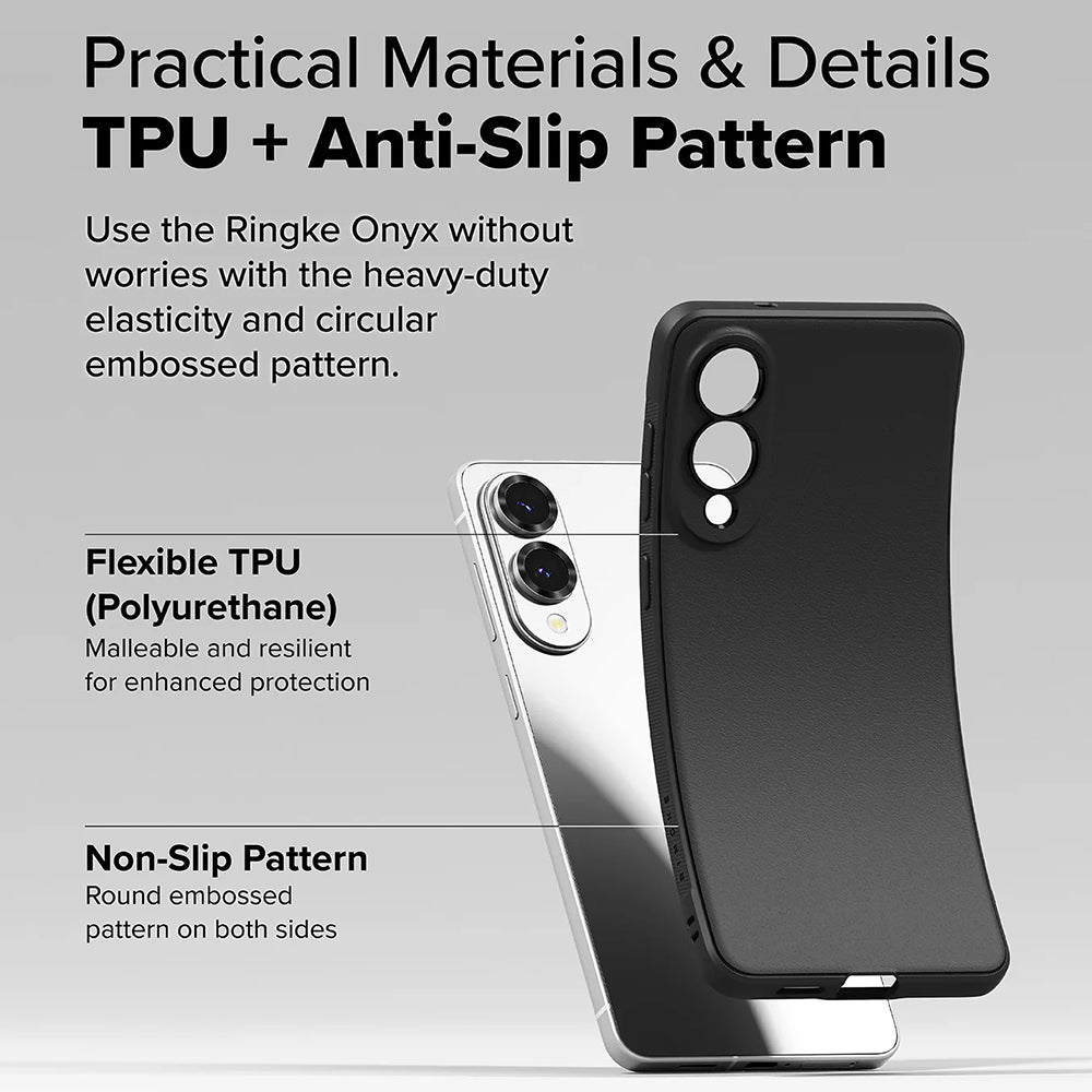 Funda MagSafe para Samsung Galaxy S25 Edge S937, Ringke, Onyx, Negra