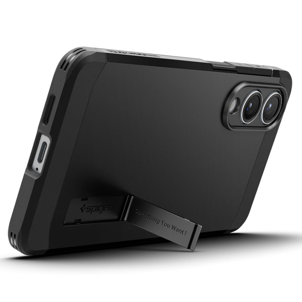 Funda MagSafe para Samsung Galaxy S25 Edge S937, Spigen, Tough Armor, Negra ACS09422