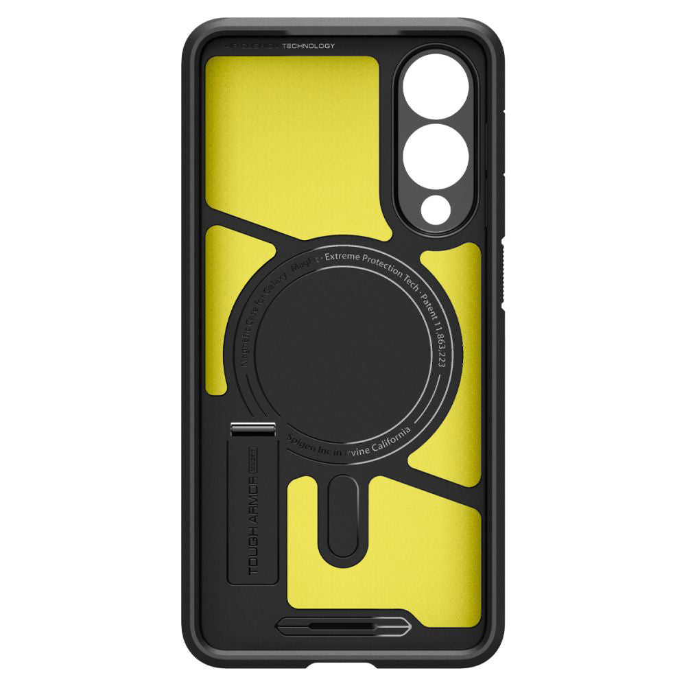 Funda MagSafe para Samsung Galaxy S25 Edge S937, Spigen, Tough Armor, Negra ACS09422