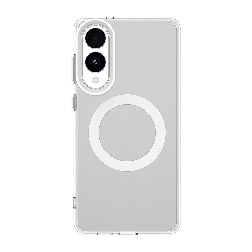 Funda MagSafe para Samsung Galaxy S25 Edge S937, Techsuit, CandyCase, Blanca