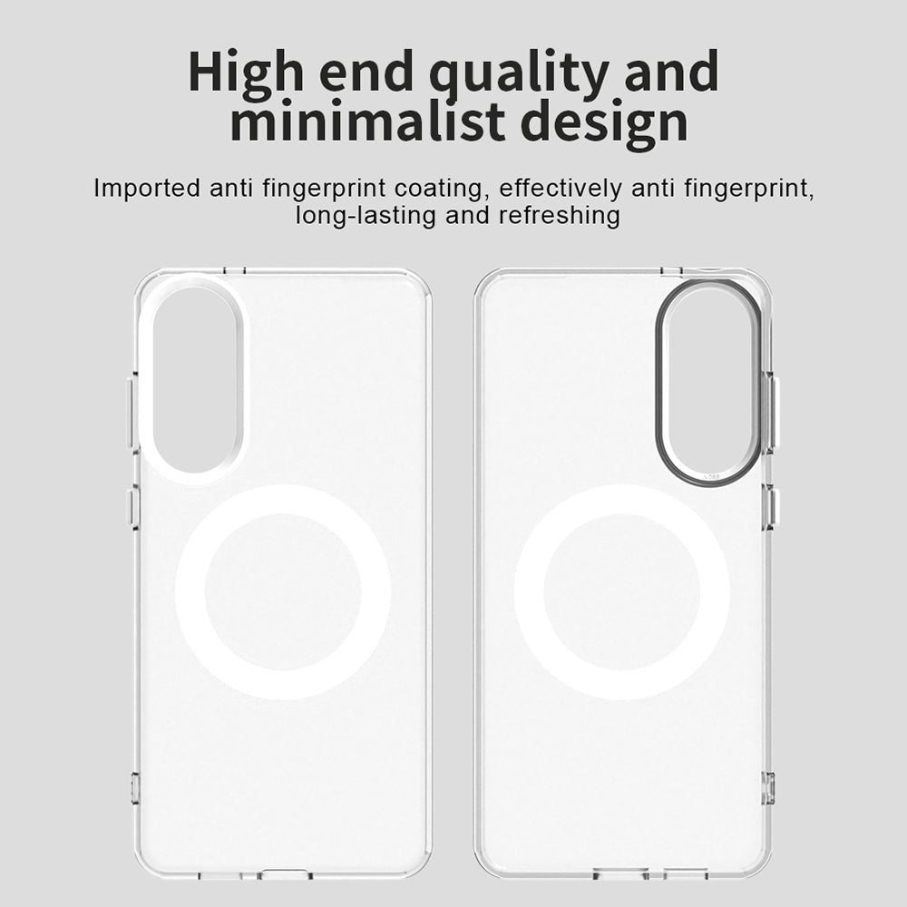 Funda MagSafe para Samsung Galaxy S25 Edge S937, Techsuit, CandyCase, Blanca