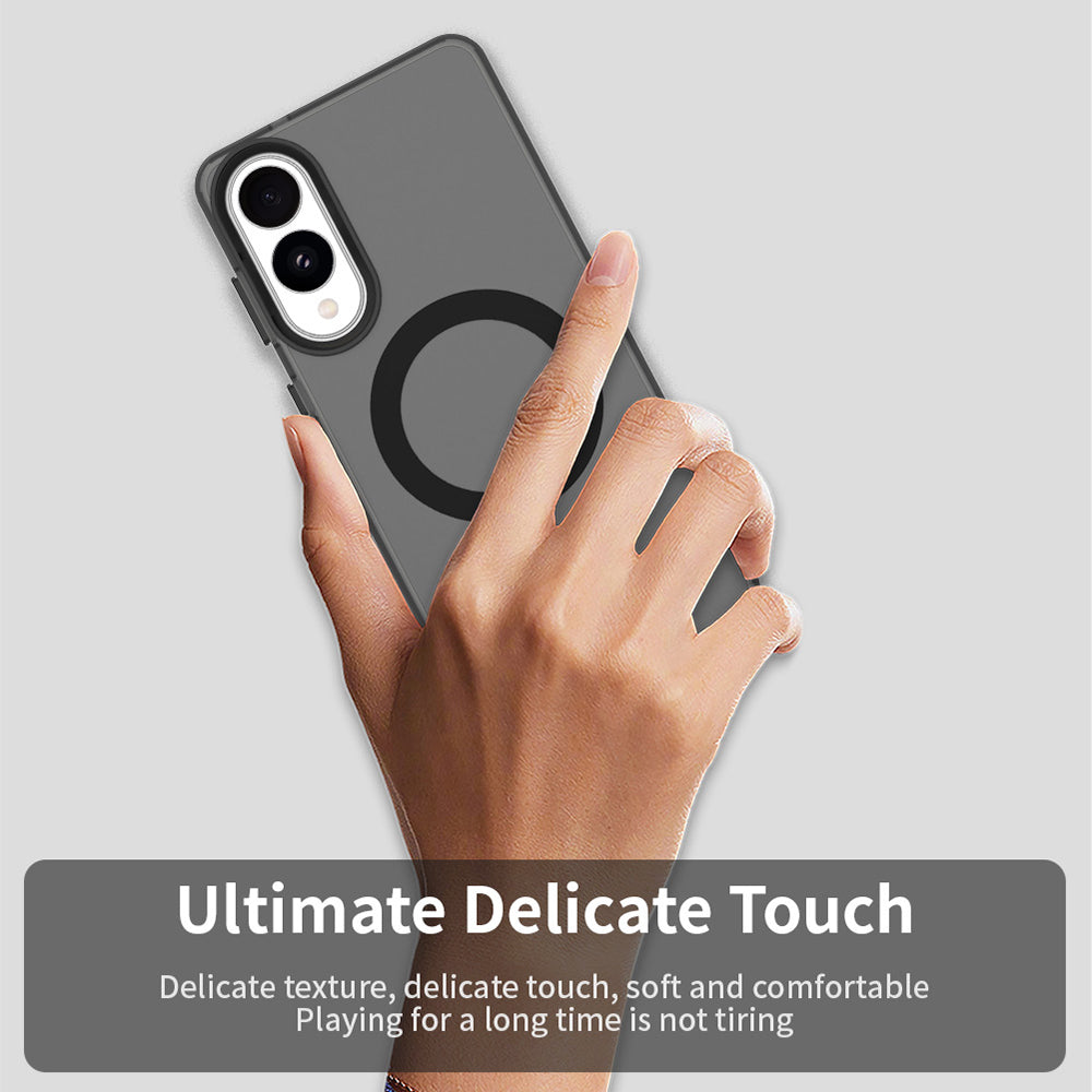 Funda MagSafe para Samsung Galaxy S25 Edge S937, Techsuit, CandyCase, Negra