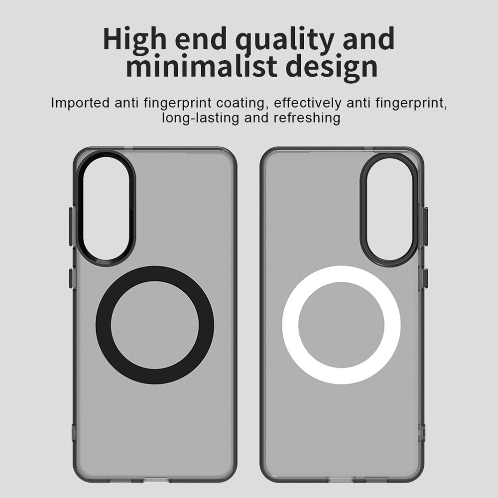 Funda MagSafe para Samsung Galaxy S25 Edge S937, Techsuit, CandyCase, Negra
